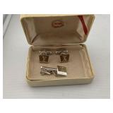 Vintage Tie-tac & Cufflinks in Original Box