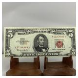 1963 Series Red Seal $5 Bill