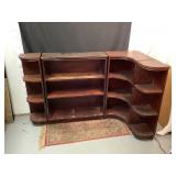 1930's Art Deco Mahogany Bookcases