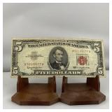 1963 Series Red Seal $5 Bill