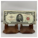 1963 Series Red Seal $5 Bill