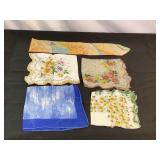 Vintage Printed Ladies' Handkerchiefs