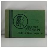 1948 Ben Franklin Half Dollar Collector Book