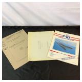 Vintage Lockheed & General Dynamics Ephemera