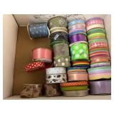 Box of Multi-Colored Ribbon