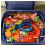 Tote of Summer & Luau Decorations
