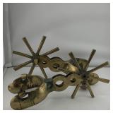19th Century Mexican Figure 8 Brass Spurs
