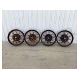Ford Model A, Set of 4 Matching Wheels