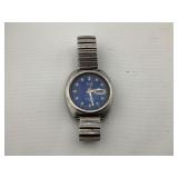 Vintage Seiko DX Automatic Blue Crush Watch