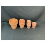 Lot of Clay Planting/Flower Pots