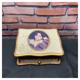 Vintage Made in Japan Musical Jewelry Box