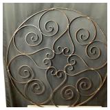 Large Round Iron Tabletop or Decor Piece