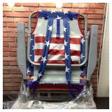New American Themed Backpack Beach Chair
