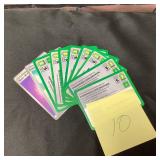 13 Pokï¿½mon Cards