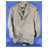 Vintage US Army Dress Uniform, Tan Wool, #2 Red...