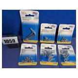 New National Zinc Assorted Hardware, 6 Packages
