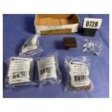 New Brainered 1 1/2' Riveted Metal  Square Knob