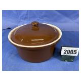 Vintage Earthenware Co in Cambridge Ohio Brown...