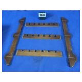 Vintage Wooden Collector Spoon Rack, Holds 18...