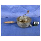 Vintage Foley Food Mill, Wood Handle,