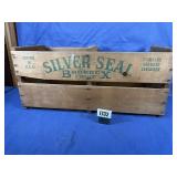 Vintage Wood Crate Silver Seal Brogdex Fruit...
