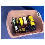 Pink Tote w/Kids Cars; Earth Mover, Ambulance,...