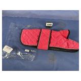 Med Pink & Black Warm Thermal Quilted Dachshund...
