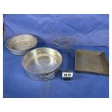 Vintage Ekco 601 Square 9' Pan, 10' Springform...
