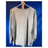 Med, Milano, Poly/Cotton 3/4 Sleeve Top
