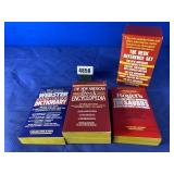 Set of 3 New American Webster College...
