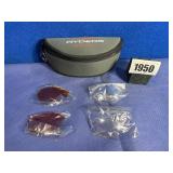 Ryders Case w/Replacement Lenses Only, 2 Amber...