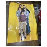 1971 Osmond Brothers Band Poster, 33x48'T, MGM...