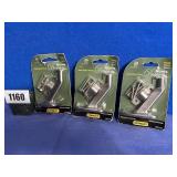New (2) Stanley Handrail Bracket, Satin Nickel...