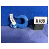 New National Mfg. 1/4' Hook Blue Finish