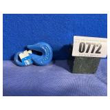 New National Mfg. 1/4' Hook Blue Finish