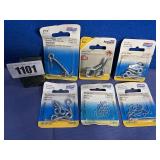 New National Zinc Assorted Hardware, 6 Packages