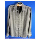 Medium Mens, GNW Grey Plaid Shirt