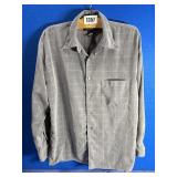 Medium Mens, GNW Grey Plaid Shirt