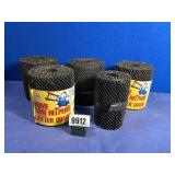 Plastic Mesh Gutter Guard, 4 New @ 6x25' & 1...