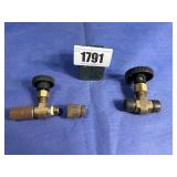 2 Brass Valves