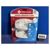 New First Alert 2 Pack Carbon Monoxide Alarm,...