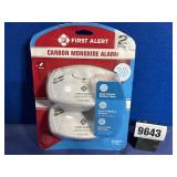New First Alert 2 Pack Carbon Monoxide Alarm,...