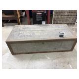 Vintage Travel Trunk, Metal Hardware & Handles,...