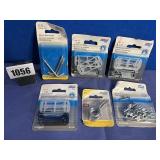 New National Zinc Assorted Hardware, 6 Packages