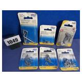 New National Zinc Assorted Hardware, 6 Packages