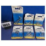 New National Zinc Assorted Hardware, 6 Packages