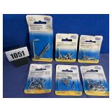 New National Zinc Assorted Hardware, 6 Packages