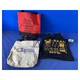 3 Shopping Bags w/Handles