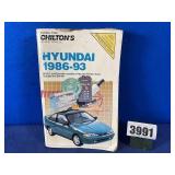 PB Book: Chilton Hyundai 1986-93 Repair Model