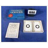 Vintage Game: Crosswork Lexicon w/Cards &...
